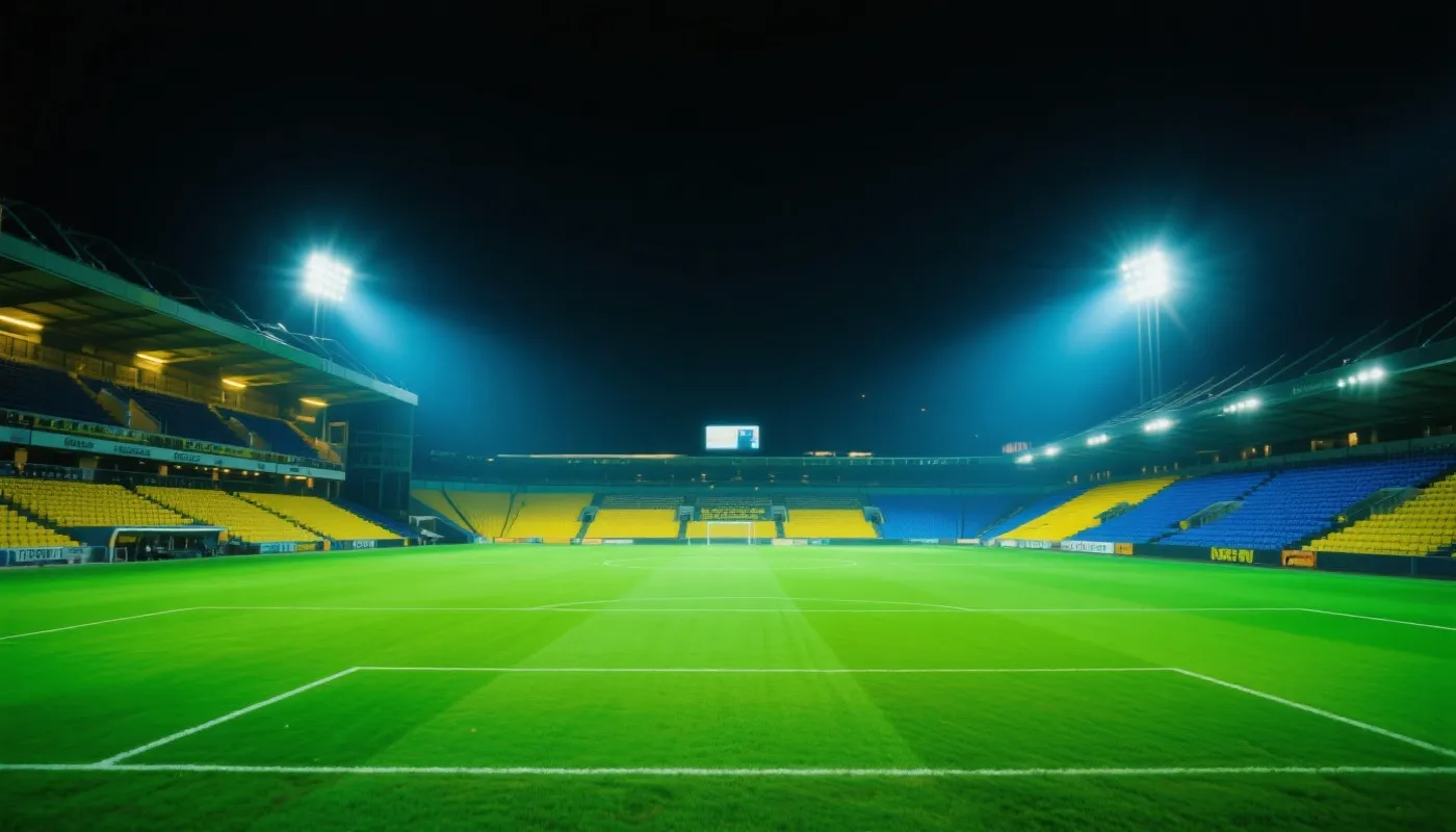 体育场夜景示意图